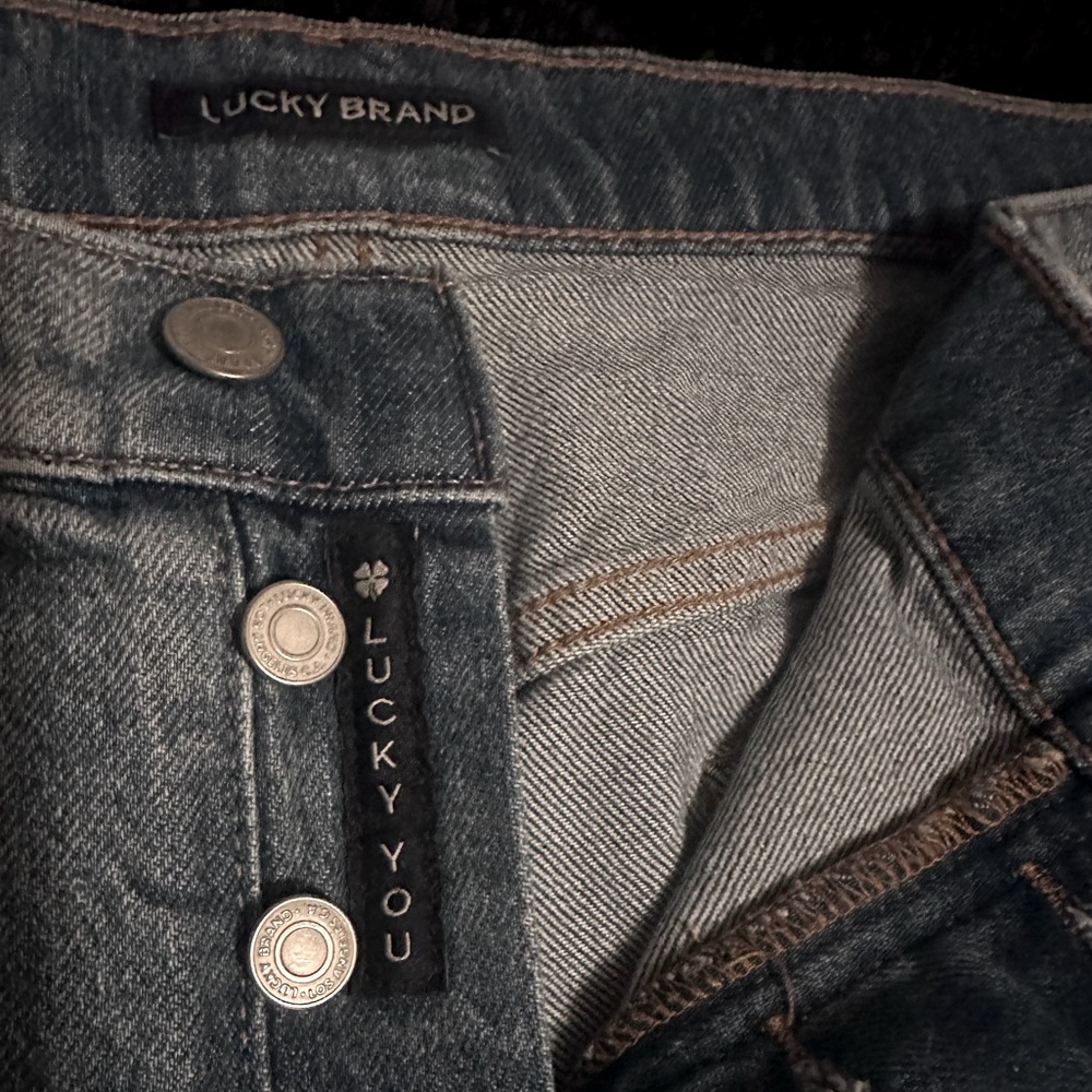 Lucky Brand High Rise Mom Jean Drew Plus Size